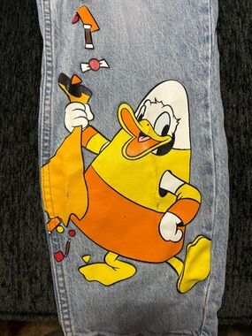 Her Universe Disney Halloween Candy Corn Mom Jeans